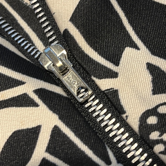 ASOS Silky Swing Trapeze Short Coat Jacket Spring Black White Floral Size 6 - Picture 8 of 10